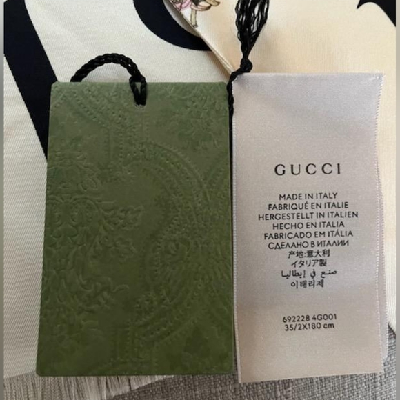 NWT Gucci 100th Anniversary Silk Scarf - Picture 3 of 3